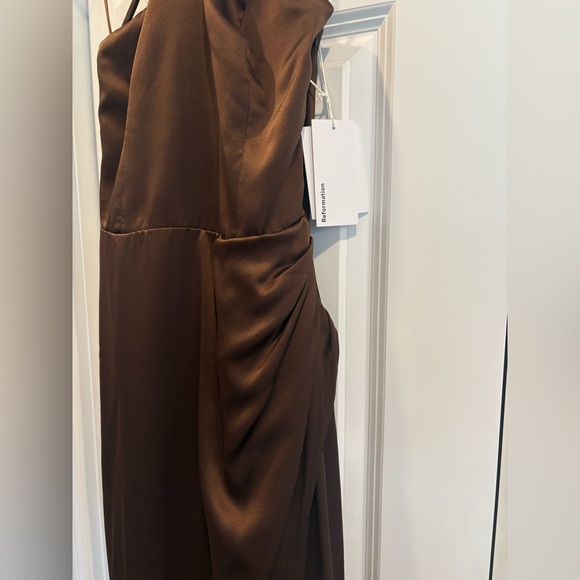 REFORMATION Myra Silk Dress NWT - Picture 4 of 9